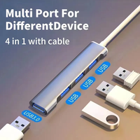 5Gbps OTG USB 3.0 Type C Usb Dock Hub 4 ports 3.0 Hubs Adaptateur USB pour Macbook Pro Air Mi Station d'accueil multifonction pour ordinateur portable