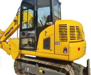 Excavadora Komatsu PC70-11 de 6.6 Toneladas con Cucharón de Excavación y Componentes Principales del Motor - Product Image 1