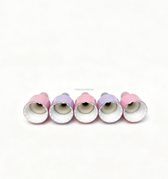 Pipette compte-gouttes en plastique de 1 ml pour huiles essentielles avec bouchon à vis, embout droit et tête en TPU pour pots