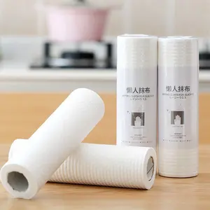 Disposable Lazy Rag Towel Household Kitchen Paper Washable Non-Stick Oil Wet And Dry Dual-Use Portable Kitchen Paper