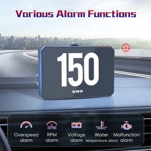 Jauge numérique LCD OBD2 pour <span class=keywords><strong>voiture</strong></span>, affichage de la vitesse, du régime, de la température de l'eau, de la pression du turbo, outil Plug & Play - Product Image 6