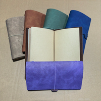 Carnet portable en cuir PU, 36 pages, bloc-notes, carnet de comptes, journal vintage pour hommes et femmes - Vente en gros usine