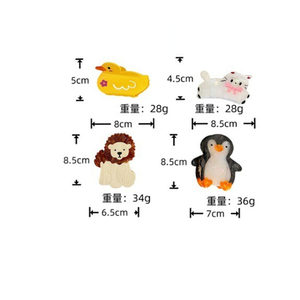 กิ๊บติดผมอะซิเตทลายการ์ตูนสัตว์น่ารัก ดีไซน์เป็ด ฉลาม สำหรับผู้หญิง - Product Image 2