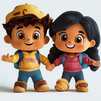 Peluche personnalisée OEM d'usine personnages de dessins animés personnalisés poupées en peluche créez votre propre conception fabricants de poupées Peluche personnalisées