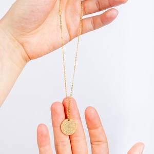 Vente en gros Pendentif étoile du <span class=keywords><strong>ciel</strong></span> nocturne Collier carte personnalisé Collier en acier inoxydable plaqué or 18 ct Cadeau d'anniversaire et de Noël - Product Image 3