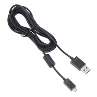 Câble de chargeur Micro USB de 2.75m de Long, cordon de charge rapide pour la Transmission de données, adaptateur pour contrôleur Sony PS4 Xbox One