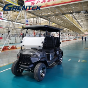 รถกอล์ฟไฟฟ้าลิเธียม GRENTEK รุ่นหรู 4 ที่นั่ง 72V พร้อมมอเตอร์ 5000W ระยะทางวิ่ง 90 กม. ปรับแต่งได้สำหรับการล่าสัตว์และการใช้งานบนถนนที่ไม่เป็นทางหลวง - Product Image 2