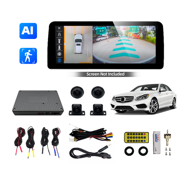 Automotive Surround View System Car 360° 3D Panoramic Camera Bird