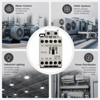 Contacteur magnétique AC basse tension SPX S-T21 2NO + 2NC Bobine 24V-380V Triphasé 50/60Hz Rail DIN 110V-220V Interrupteur d'alimentation