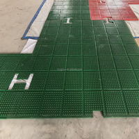 Tapis de sécurité résistant à l'huile et à l'usure avec services de moulage et de découpe antidérapants pour plateformes de forage terrestres et offshore
