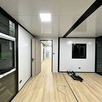 Maison préfabriquée 1 à 4 chambres, maison modulaire préfabriquée, petite maison temporaire, maison conteneur portable extensible de 20 pieds ou 40 pieds