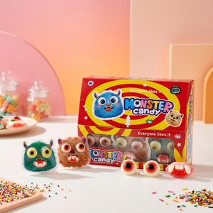 Bonbons gélifiés en forme de monstre, dents saillantes et yeux, bonbons mous pour enfants, vente en gros du fabricant - Product Image 1