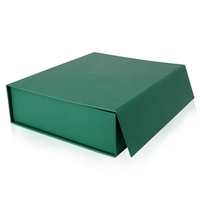 Caja De Cart Regalo Geschenk Produit magnétique de luxe Impression de papier d'emballage de mariage avec aimant Logo personnalisé Boîte cadeau vert olive