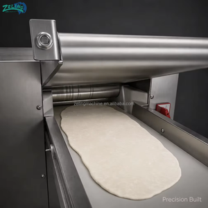 Macchina Pressatrice per Impasto Semi-Automatica ZL-DP500, Spessore Regolabile, Attrezzatura per Impastare Pane e Pasticceria, 220V/380V, per Panetterie - Product Image 2