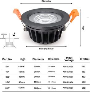 Focos LED Empotrables para Techo/Downlights LED para Techo/Downlights LED - Product Image 4