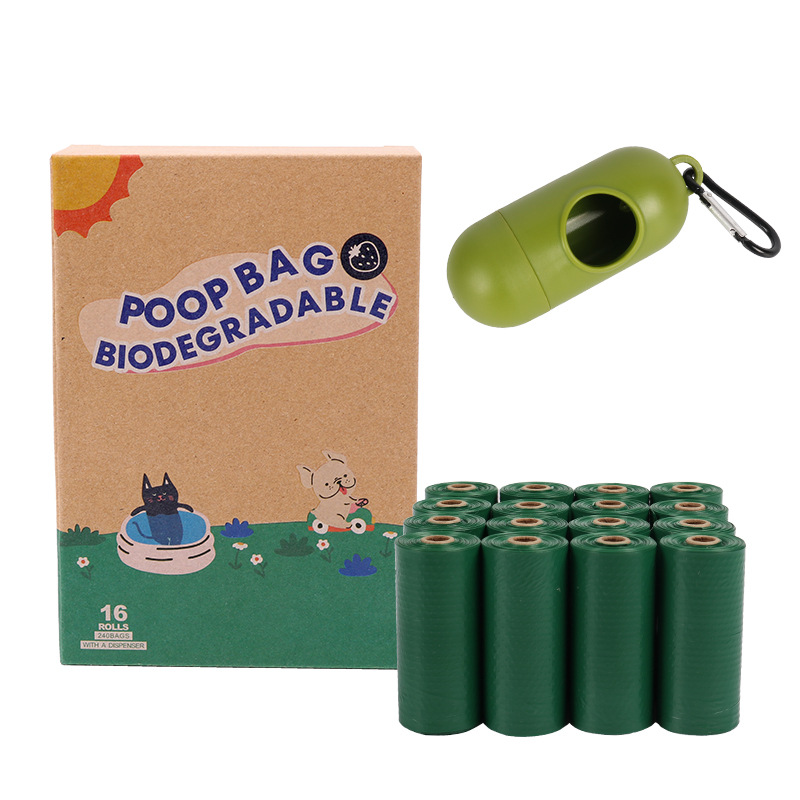 16 rouleaux verts avec distributeur