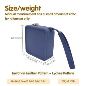 Porte-monnaie mini tendance, pochette carrée portable pour écouteurs, fermeture éclair étanche, petite bourse à monnaie en silicone durable pour les voyages - Product Image 5
