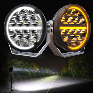 Faro da Lavoro LED Rotondo 6.5-7 Pollici 12V 24V E-mark, Luce Ausiliaria DRL Ultra Luminosa per Veicoli, Camion, Fuoristrada 4X4 - Product Image 1