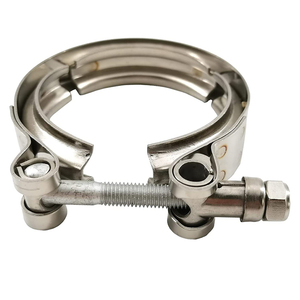 Klem Band Jinwo Klem Turbocharger Tipe <span class=keywords><strong>V</strong></span> untuk Pipa Knalpot Mobil - Product Image 4