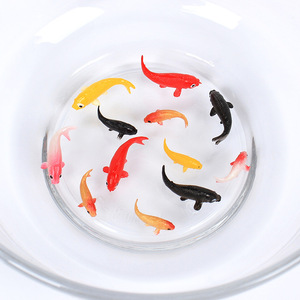 Modelos en miniatura de peces koi y peces dorados simulados, decoraciones en miniatura de escenas de agua corriente, adornos y accesorios para acuarios DIY. - Product Image 2
