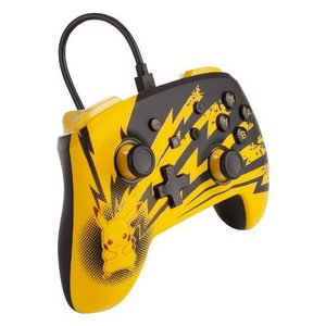 Manette de jeu filaire Pikachu Lightning pour Nintendo Switch Noir et Jaune - Product Image 3