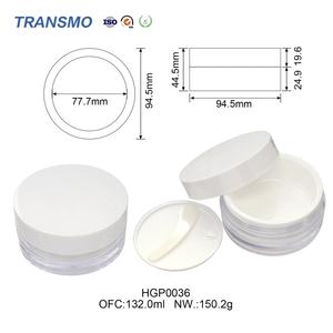 Emballage écologique en plastique pour crème pour le cou ou le visage, soin de la peau, pot de crème de 100 ml ou 130 ml avec applicateur - Product Image 2