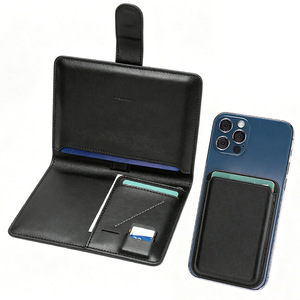 Passport <b>Holder</b> With RFID Shielding Magnetic Card Slot Wallet Function <b>Travel</b> <b>Document</b> Case Black Unisex - Product Image 1
