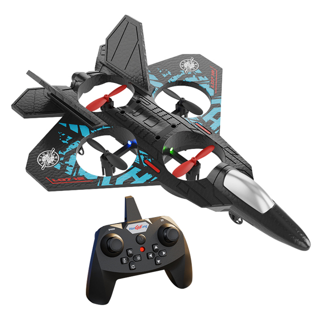 Remote Control RC Epp Foam Airplane Aerial Fighter 2.4GHz WiFi FPV Drone Camera Gravity Sensing Stunt Roll Batteries Charger
