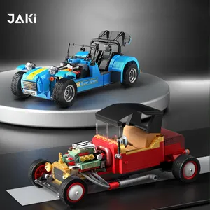 Cổ điển DIY caterham xe cổ điển xe xây dựng khối xe mô hình đồ chơi