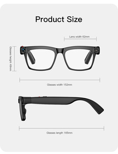 Lunettes Intelligentes IA M10A avec Caméra 20MP, 4K 60FPS, Stabilisation Gyroscopique 6 Axes, Recharge Type-C, Batterie 340mAh, Stock Usine OEM, Vente en Gros - Product Image 6
