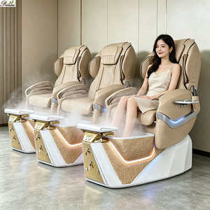Pronne Beauty Nouveau <span class=keywords><strong>Fauteuil</strong></span> de <span class=keywords><strong>Pédicure</strong></span> <span class=keywords><strong>Spa</strong></span> Inclinable avec Bain de Pieds et Fonction Brume - Product Image 1