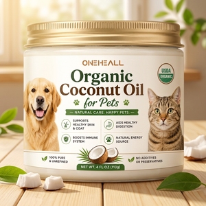 <span class=keywords><strong>Olio</strong></span> <span class=keywords><strong>di</strong></span> <span class=keywords><strong>Cocco</strong></span> Biologico per <span class=keywords><strong>Cani</strong></span> e Gatti - Integratore Alimentare per la Salute degli Animali Domestici - Product Image 6