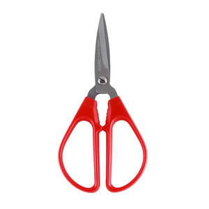 Comix <b>Paper</b> Scissors 146mm Stainless Steel <b>Red</b> Handle Small Size Office Cutting Tool - Product Image 1