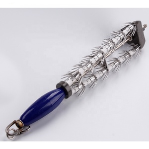 Hunthouse — leurre circulaire avec tête plombée et pivotant, appât artificiel de type poisson nageur idéal pour la pêche au bar, avec Spinner, 5 <span class=keywords><strong>bras</strong></span> - Product Image 4