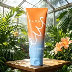 Shampoo ELRA 250ML, shampooing à faible pH, contrôle du sébum, soin du cuir chevelu, anti-chute de cheveux, réparation à la vitamine C, contrôle de la chute des cheveux pour femmes - Product Image 1