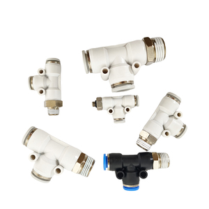 Raccord pneumatique à une touche PD, raccord en T mâle pour tube de 6 mm, 8 mm, 10 mm, filetage 1/4 "-001 - Product Image 3