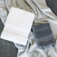 Ensemble de serviettes de bain d'hôtel en coton 100% avec ions d'argent antimicrobiens, antibactériennes, résistantes aux odeurs, super douces, absorbantes, linge d'hôtel de luxe
