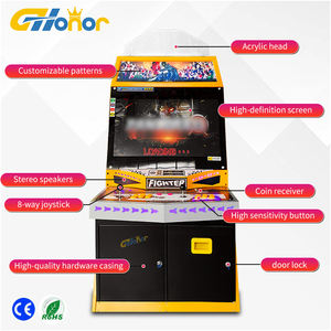 Máquina de Juego Arcade Clásica de Interior Estilo <span class=keywords><strong>Street</strong></span> <span class=keywords><strong>Fighter</strong></span>, Operada con Monedas, Construcción de Metal y Plástico, Compatible con Inglés - Product Image 4