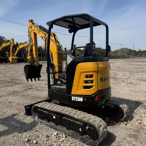 Mini-excavatrice Sany 26U d'occasion, 90% neuve, 3 tonnes, avec cabine ouverte et chenilles en caoutchouc, à vendre. - Product Image 1