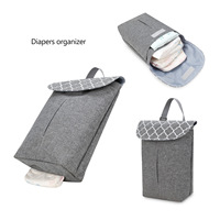 Portable voyage tissu organisateur pochette étanche bébé couche sac de rangement suspendu caractéristique imprimé maman soins infirmiers accessoires sac