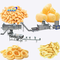 ZHUOHENG Prix usine Machine extrudeuse de snacks soufflés au maïs Ligne de production de machines à fabriquer des snacks au maïs