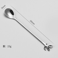 Cuillère à café en acier inoxydable 410, quantité minimale de commande de titane, cuillère à mesurer, ensemble de cuillères, personnalisé