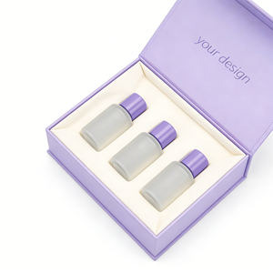 กล่องเครื่องสำอางพับได้แม่เหล็กสีชมพูพรีเมียม บรรจุภัณฑ์หรูหราสำหรับน้ำหอม เครื่องสำอาง ผลิตภัณฑ์ดูแลผิว และชุดของขวัญความงาม - Product Image 6