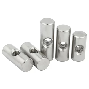 Vis M5 M6 M8 en acier au carbone à tête plate polie, goujons croisés et écrous cylindriques fendus pour l'<span class=keywords><strong>assemblage</strong></span> de meubles en bois - Product Image 2