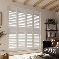 Volets en PVC ajustables économiques et persiennes en PVC pour la décoration intérieure