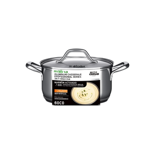Cacerola de Aluminio (28cm) SERIE PROFESIONAL 6800 Plateado Satinado 6818 28 - Product Image 2
