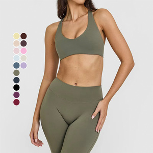 <span class=keywords><strong>Reggiseno</strong></span> <span class=keywords><strong>Sportivo</strong></span> Personalizzato ad Asciugatura Rapida e <span class=keywords><strong>Traspirante</strong></span>, <span class=keywords><strong>Reggiseno</strong></span> da Yoga Racerback ad Alta Intensità, Antiurto e Assorbente per Fitness - Product Image 1