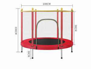Trampolín Infantil Recto de <span class=keywords><strong>1.4</strong></span> <span class=keywords><strong>m</strong></span> con Cubierta Protectora de Algodón, Modelo 2020 - Product Image 6
