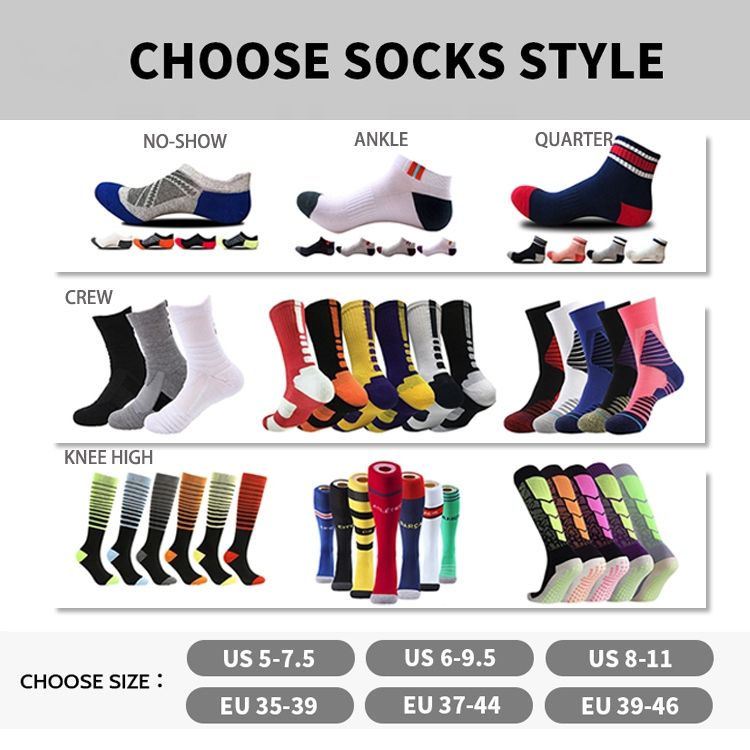 Wholesale Anti-slip Soccer Socks Solid Color Good Quality Custom Crew Socks Men's Grip Sports Socks