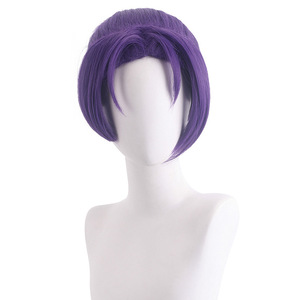 La perruque de cosplay Saint Da Yuying Lingwang présente une coiffure violette nouée en une seule pièce et un cosplay d'<span class=keywords><strong>anime</strong></span> de prison bleu. - Product Image 2